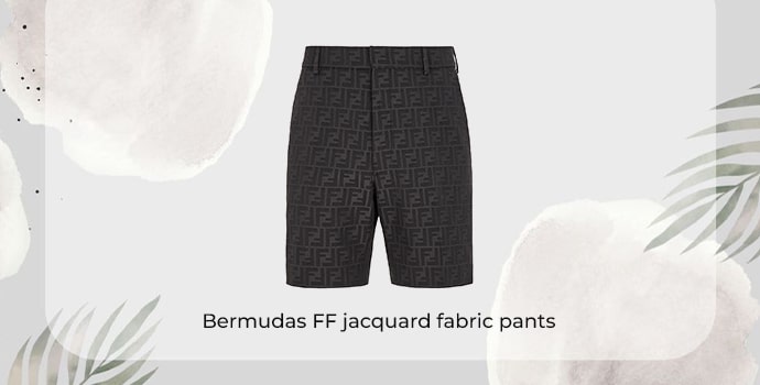 Fendi FF jacquard fabric Shorts