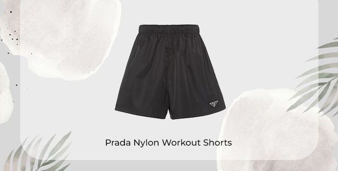 Prada Nylon Workout Shorts