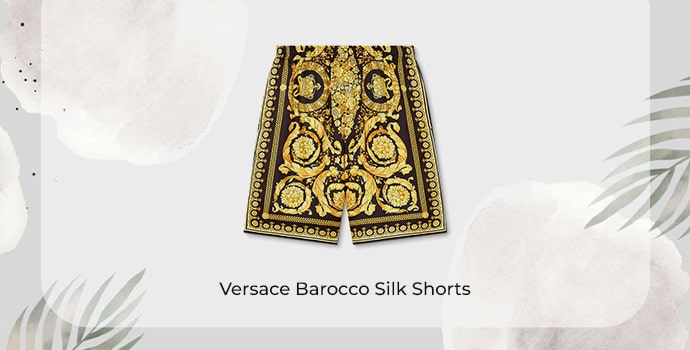 Versace Barocco Silk Shorts