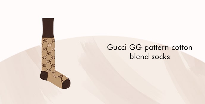 Gucci GG pattern cotton blend socks