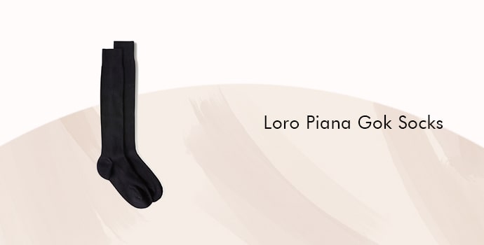 most expensive socks in the world Loro Piana Gok Socks