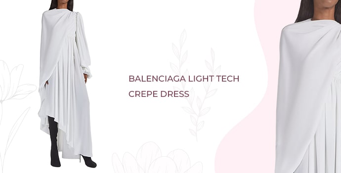 Balenciaga Light Tech Crepe Dress