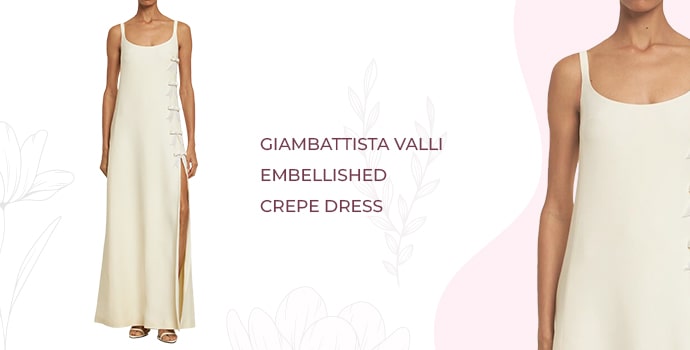 most expensive wedding dress Giambattista Valli Embellished Crepe Dress