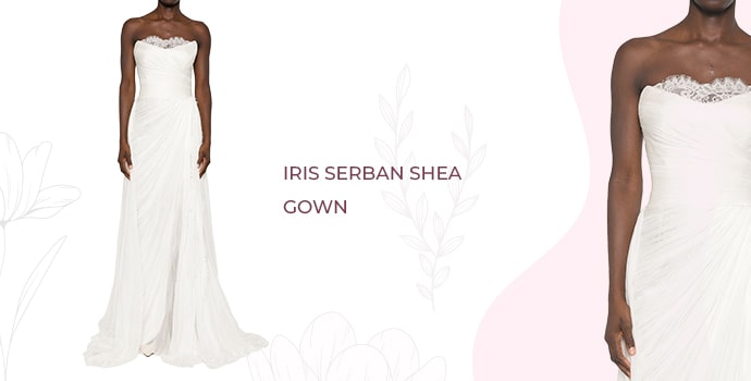 most expensive wedding dress Iris Serban Shea Gown