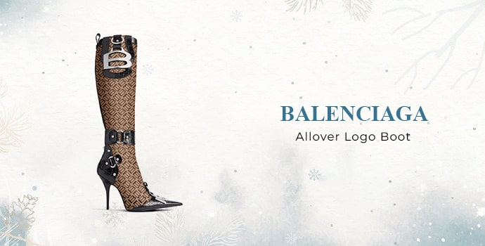 Balenciaga Allover Logo Boot