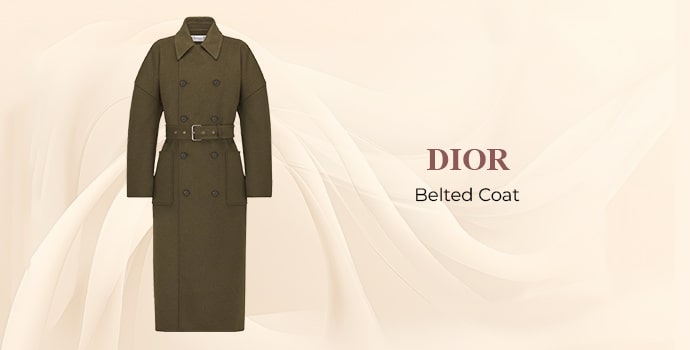 Dior Belted Coat