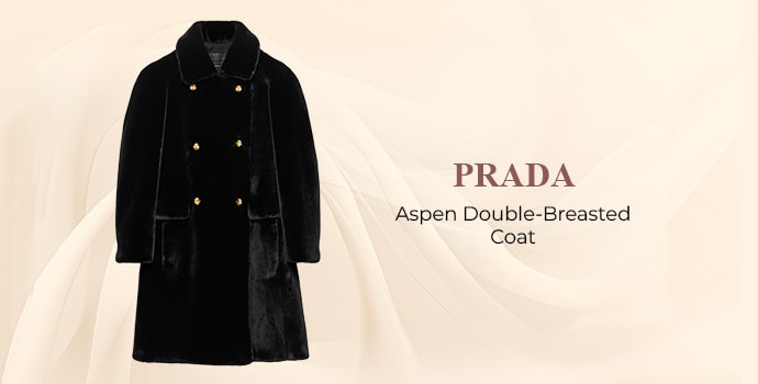 Prada Aspen Double-Breasted Coat