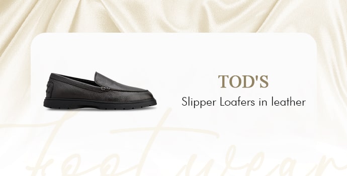 Tod's Slipper Loafers in leather