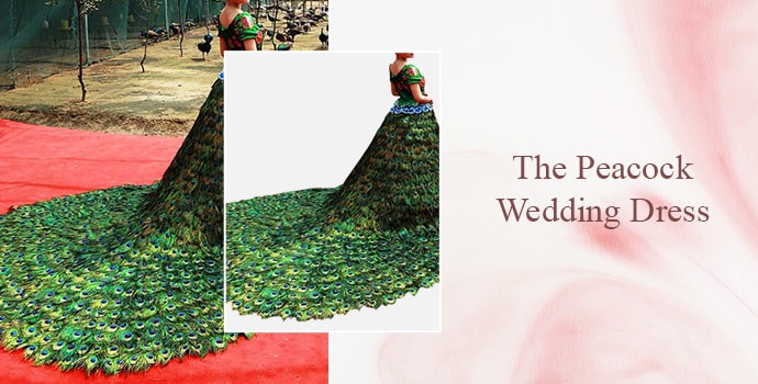 Top 10 most expensive dress in the world The Peacock Wedding Dress - $1.5 Million