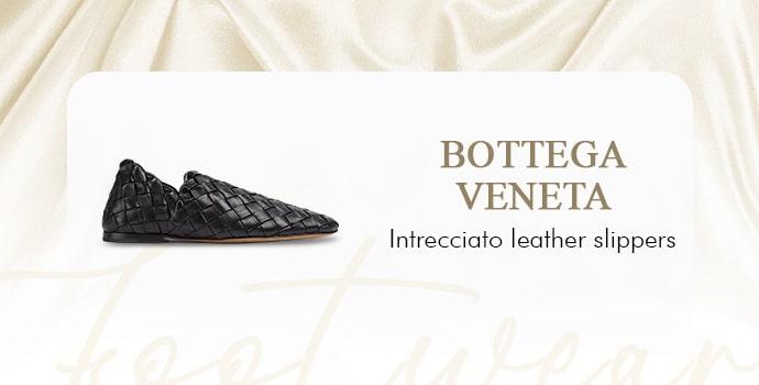 most expensive slippers in the world Bottega Veneta Intrecciato leather slippers