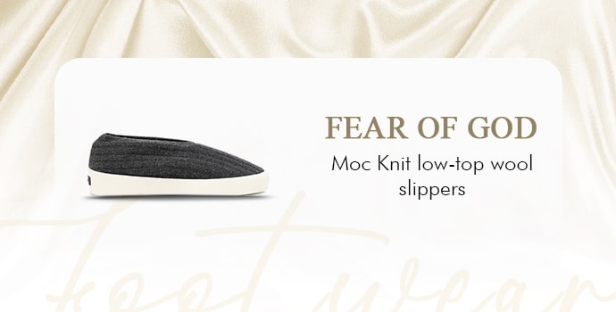 Fear of God Moc Knit low-top wool slipper