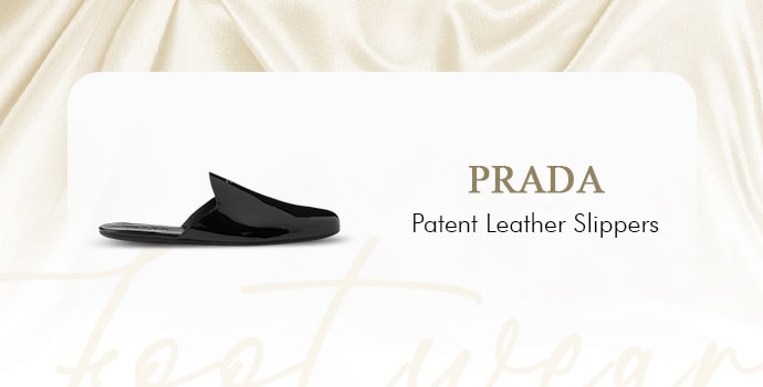 Prada Patent Leather Slippers