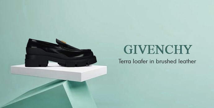 Givenchy Terra loafer in brushed leather