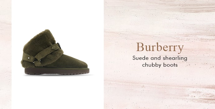 Snow boots with fur women Burberry