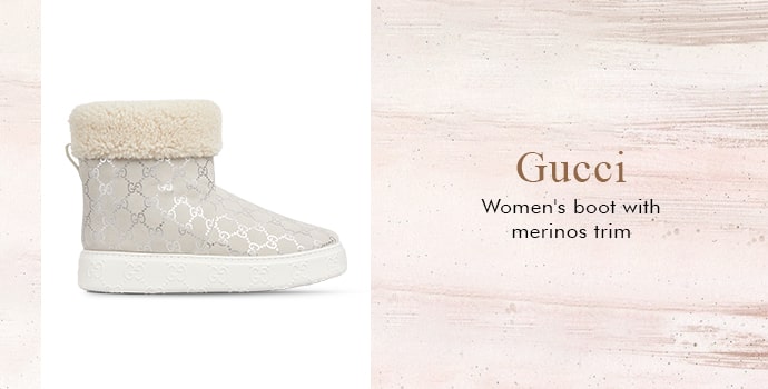 Snow boots with fur women Gucci