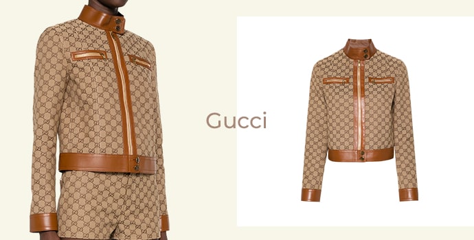 best leather jacket brands Gucci