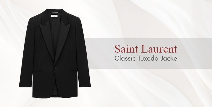 top 10 blazer brands in world Saint Laurent Classic Tuxedo Jacket