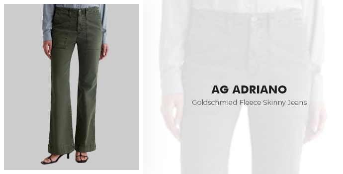 Adriano Goldschmied Fleece Skinny Jeans