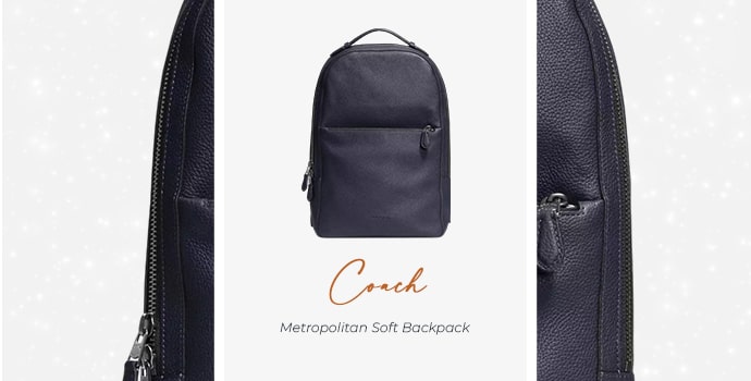 luxury laptop backpack Coach