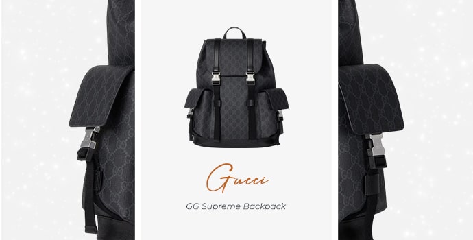 luxury laptop backpack Gucci